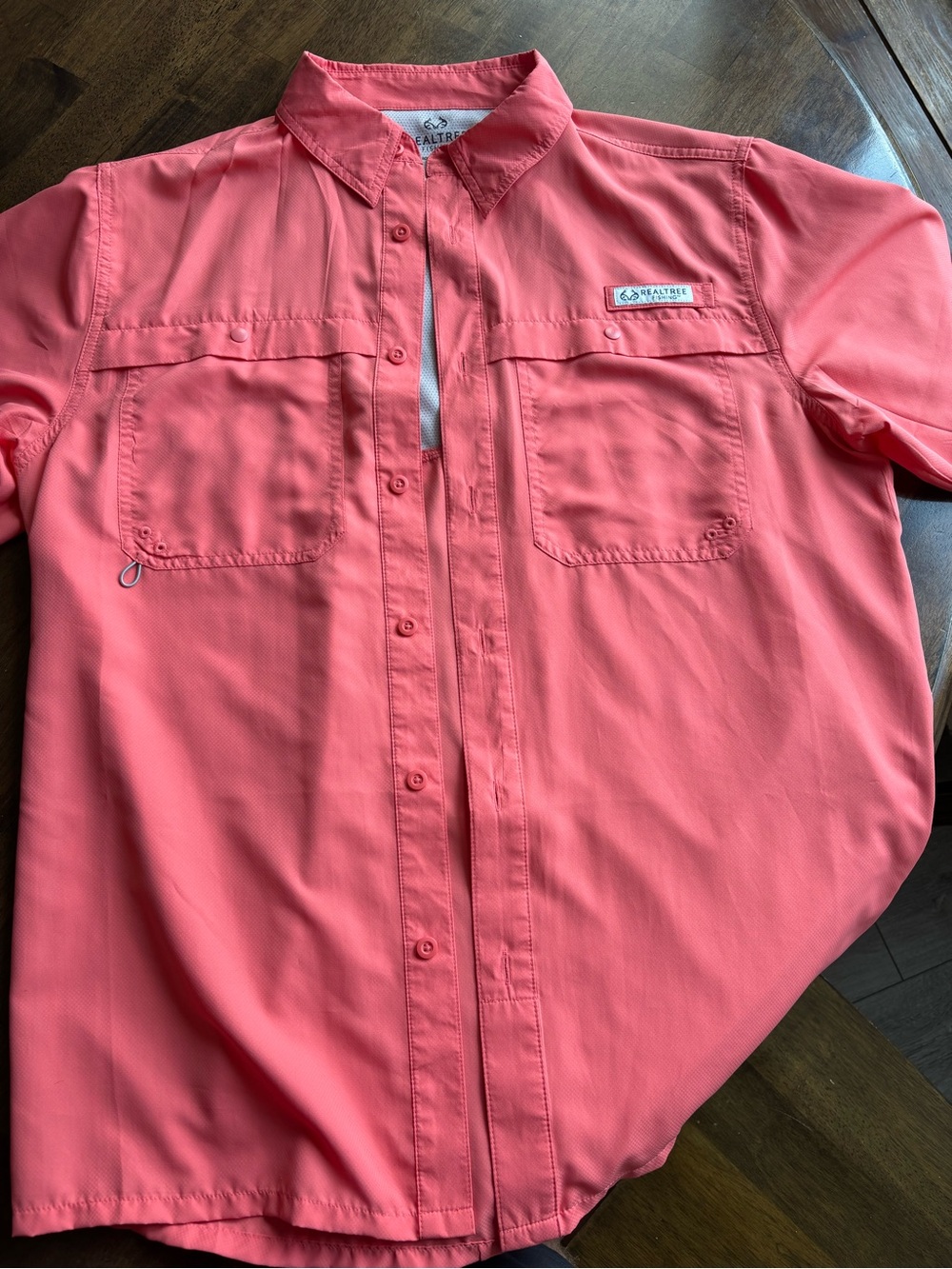 Realtree Men’s Coral Short-Sleeve Performance/Fishing Shirt